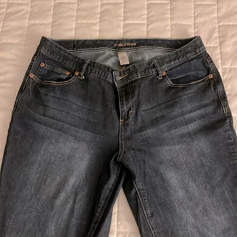 Maurices Stretch Straight Leg Jeans 20 Plus x 32”